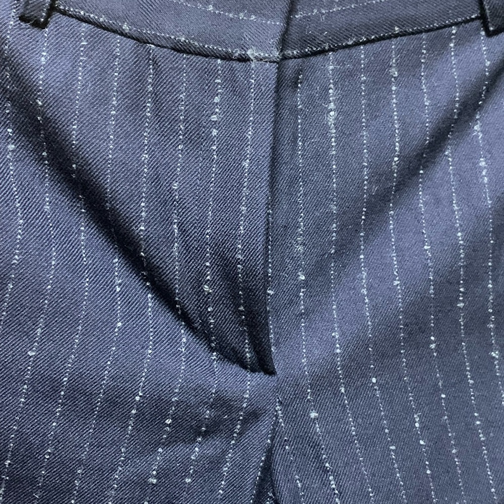 Sies Marjan suit jacket pants set dark blue white pinstripe 6 S-M - Picture 4 of 11